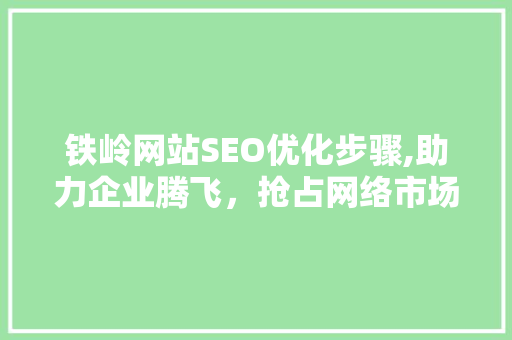 铁岭网站SEO优化步骤,助力企业腾飞，抢占网络市场先机