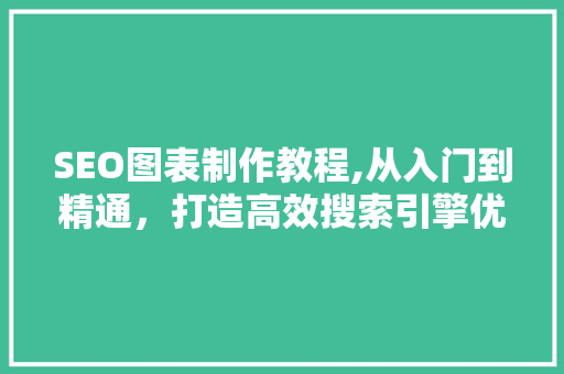 SEO图表制作教程,从入门到精通，打造高效搜索引擎优化方法