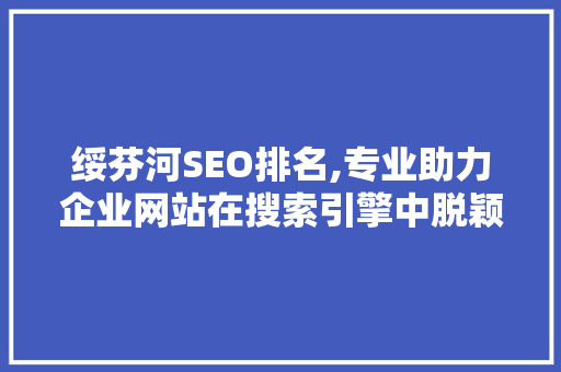 绥芬河SEO排名,专业助力企业网站在搜索引擎中脱颖而出