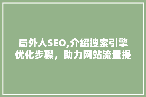 局外人SEO,介绍搜索引擎优化步骤，助力网站流量提升