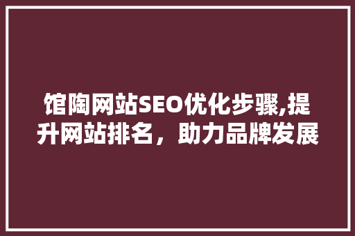 馆陶网站SEO优化步骤,提升网站排名，助力品牌发展  第1张