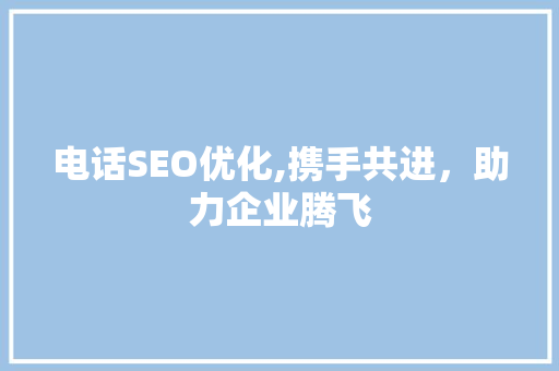 电话SEO优化,携手共进，助力企业腾飞