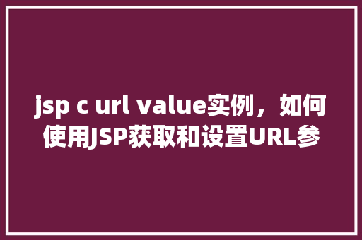 jsp c url value实例，如何使用JSP获取和设置URL参数的值实例介绍