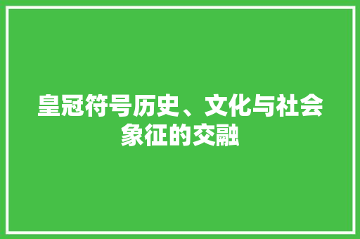 皇冠符号历史、文化与社会象征的交融